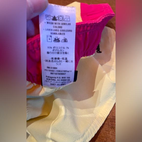 ✨Girls PATAGONIA Board Shorts - Bright Yellow✨ - Picture 8 of 8